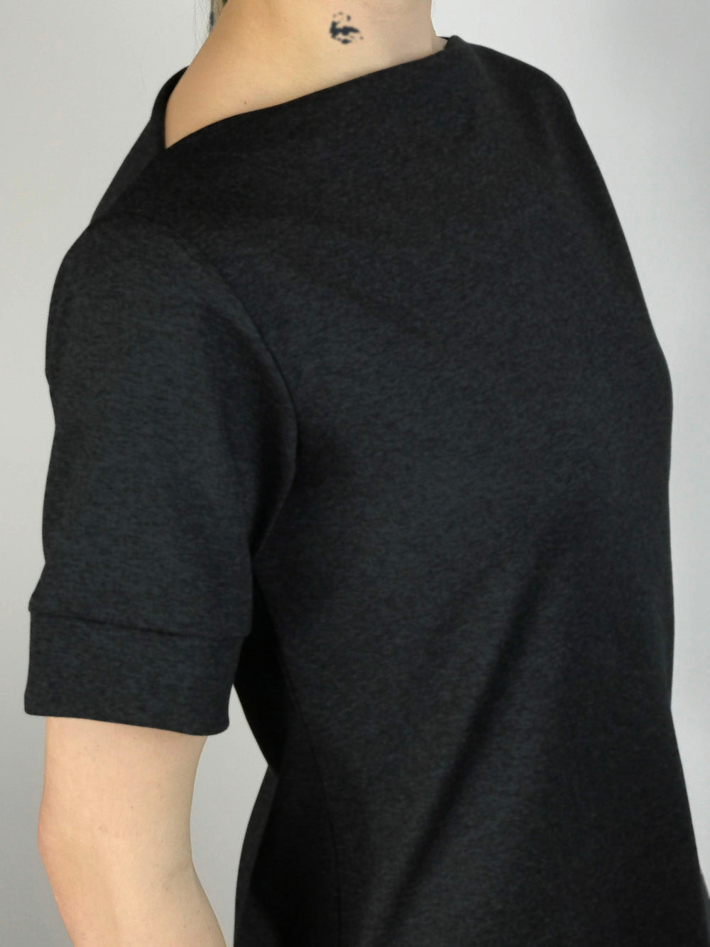 Banded Sleeve Bateau Picnic Top