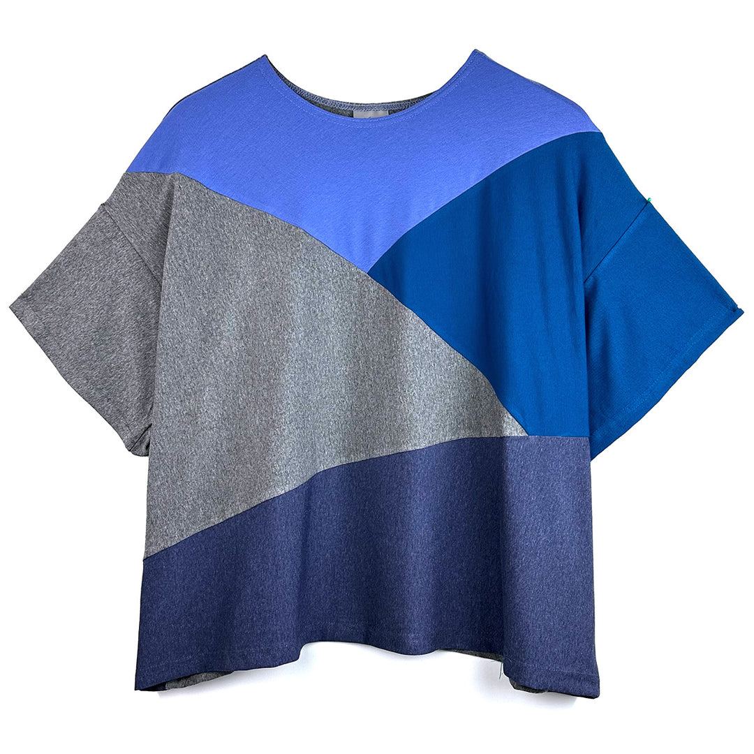Diagonal Colorblock Top