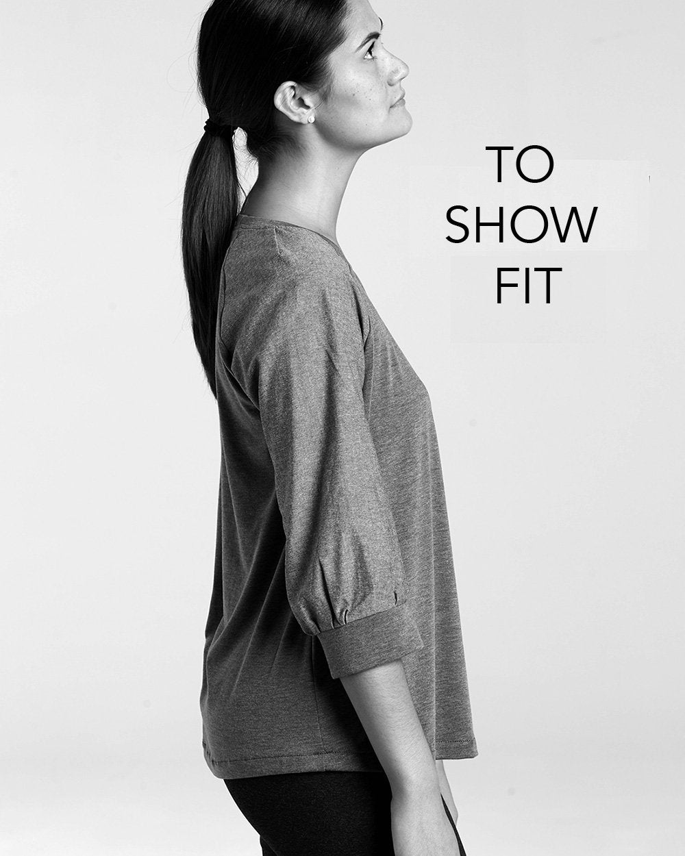 "Chubby Birds" 3/4 Sleeve Signature Top